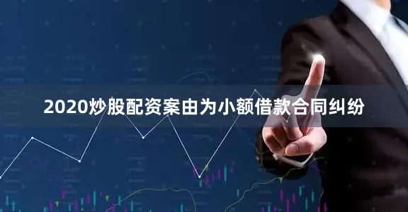 2020炒股配资案由为小额借款合同纠纷